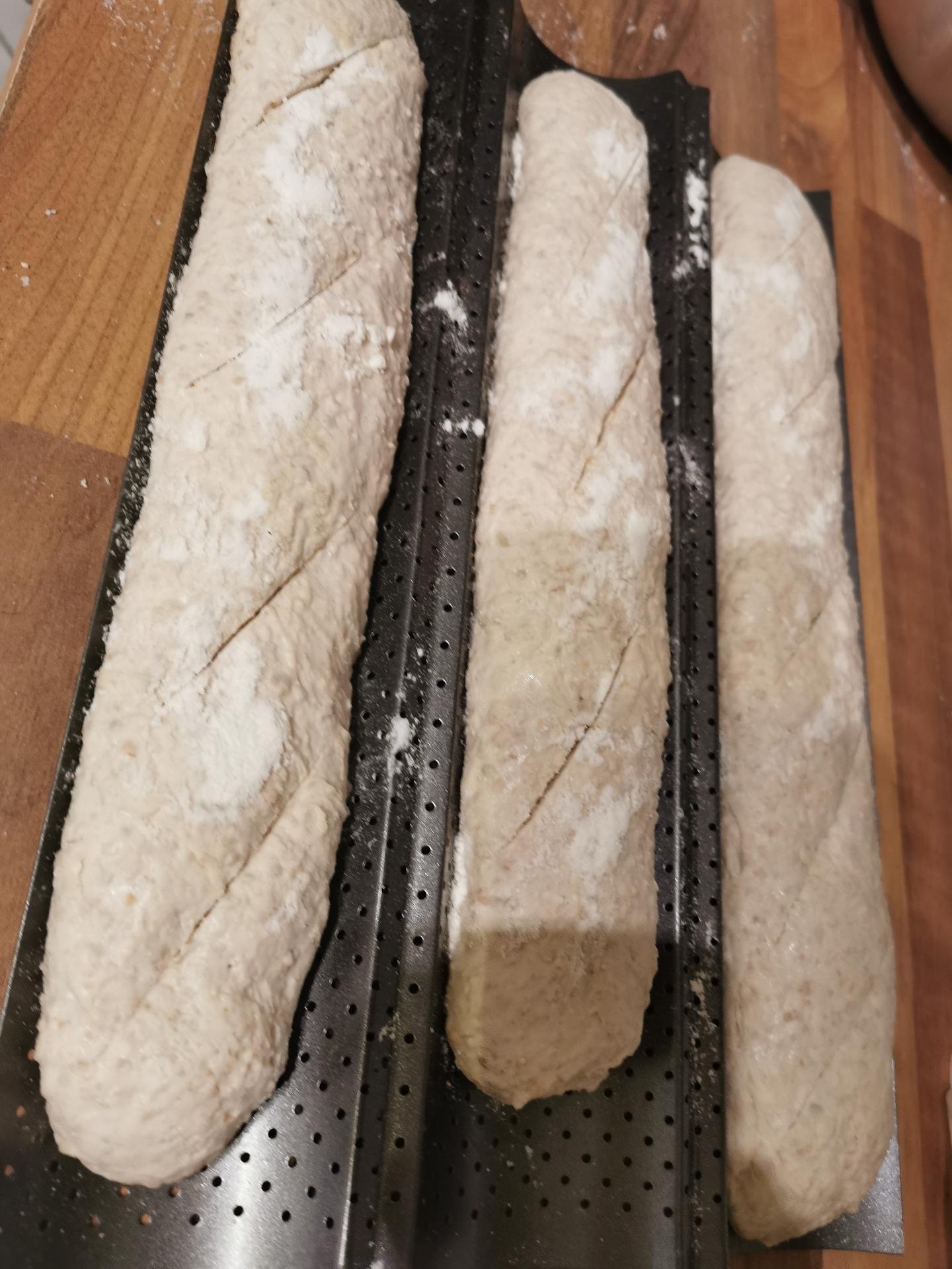 HefeBaguette über Nacht Hacker …backen